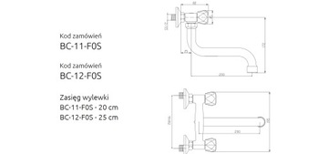 фото ориг. №5, Washbasin faucet - sink wall-mounted з spout s-shaped