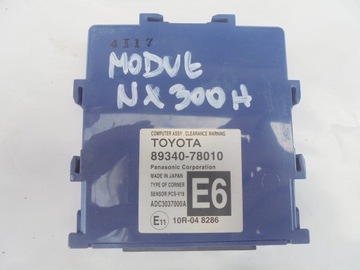 MODUL ŘÍZENÍ PDC LEXUS NX 300H 89340-78010