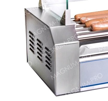 ZESTAW DO HOT-DOGÓW PODGRZEWACZ ROLKOWY + GRILL KONTAKTOWY + TOREBKI