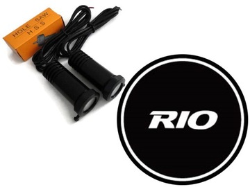 ŚWIATŁA LED POWITALNE LOGO KIA RIO PROJEKTOR LASER