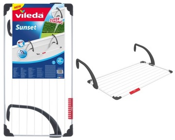Suszarka kaloryfer grzejnik pranie Vileda Sunset