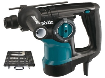 MAKITA HR2810 młotowiertarka SDS + zestaw wierteł