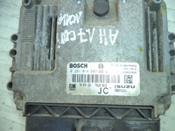 фото ориг. №3, Control unit computer motor opel astra h 98074154