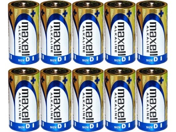 10x BATERIA ALKALICZNA MAXELL D LR20 MN1300 AM1