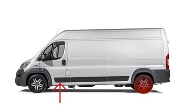 Citroen Jumper 2006- полоска левой двери