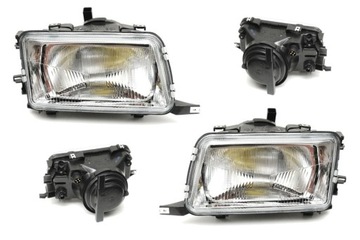 Audi 80 B4 91-94, Reflektor lampa H4 nowa L+P kpl