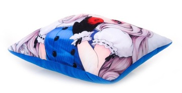 PODUSZKA ANIME 05 B&W BLUE EYES LADY ORANGE