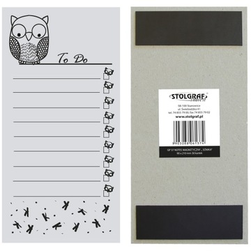 БЛОКНОТ МАГНИТНЫЙ УЗОР 5/50 листов 99 Х 210 мм