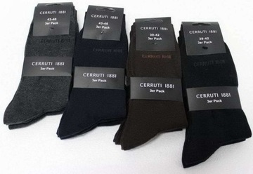 Ponožky ponožky CERRUTI 1881 r43-46 3-PAK sivá