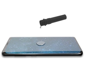 SAMSUNG GALAXY S9 PLUS СТЕКЛО 5D UV LED ПОЛНОСТЬЮ КЛЕЙНОЕ