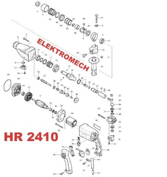 ЗАМЕНА РОТОРА MAKITA HR 2410 СУПЕР КАЧЕСТВО