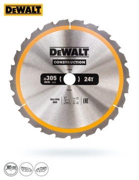 Пильное полотно по дереву DeWalt DT1958 305 мм 30 мм 24z