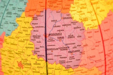 ПОЛЬСКИЙ ГЛОБУС 32 см С ПОДСВЕТКОЙ ЗАПАД