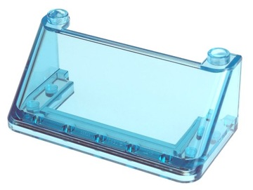 LEGO Szyba 3x6x2 92583 6255920 niebieska jasna trans