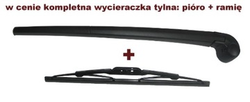 AUDI A3 8P WYCIERACZKA RAMIĘ TYLNE + PIÓRO TYŁ