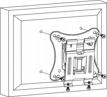 КРЕПЛЕНИЕ ДЛЯ ТВ МИСТРАЛЬ 12-24 ДЮЙМА MI-U101 TIR