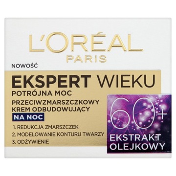 L'Oreal Ekspert Wieku 60+ krem na noc 50 ml