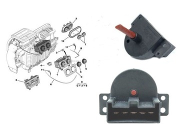 PŘEPÍNAČ NAFOUKNUTÝ FIAT DUCATO 06>/ 14> 5-PIN