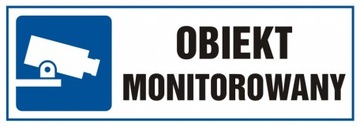 Obiekt monitorowany 5,2x14,8 folia