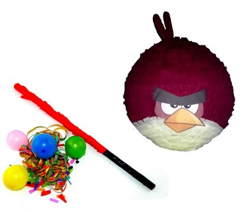 ŚWIETNY ZESTAW PINIATA PINATA ANGRY TERENCE