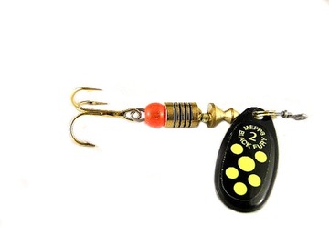 Блесна Mepps BLACK FURY BLACK/CHARTREUSE 2/4,5г