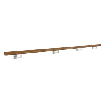 фото ориг. №2, Handrail wall-mounted wooden 40x40 340cm oak color
