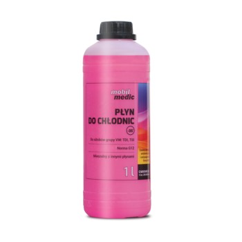 PŁYN DO CHŁODNIC MOBIL MEDIC G12 CZERWONY 1L