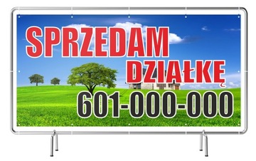 Baner SPRZEDAM dom DZIAŁKĘ mieszkanie - 26 wzorów