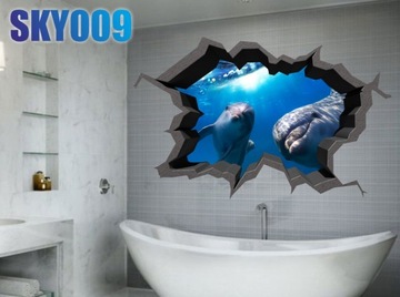 Наклейки на потолок или стену 3D SKY SKY 70х50см