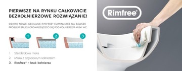 KOŁO MISKA WISZĄCA NOVA PRO RIMFREE owalna M33120