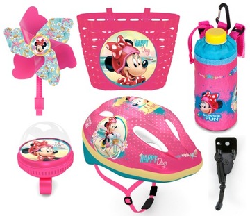 BASKET Корзина для велосипеда Minnie Mouse розовая для девочки