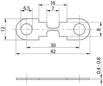 Главный предохранитель HBS 110А 32В 42мм для легковых автомобилей VW Audi Skoda Seat