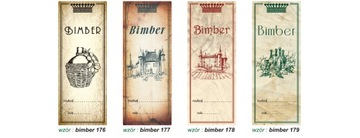 Этикетки Наклейки для винных настоек Самогонный сидр 11x4