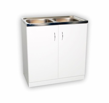 Szafka kuchenna Deftrans biały 46,5 x 80 x 82 cm kolor frontu: biały