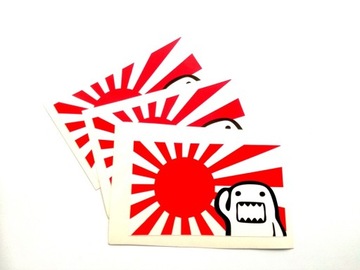 JAPAN SUN DOMO KUN JDM sticker naklejka