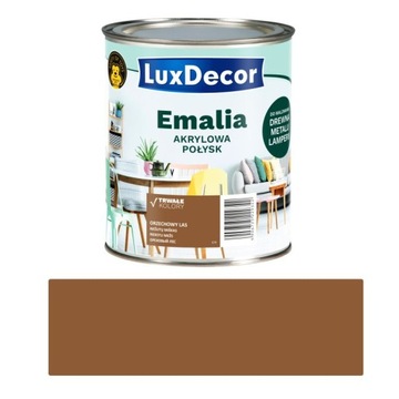 Emalia Luxdecor POŁYSK 0,75l ORZECHOWY LAS