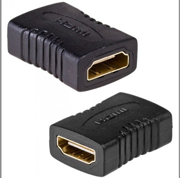 Адаптер HDMI, разъем, 2 кабеля в 1, версия 1.4