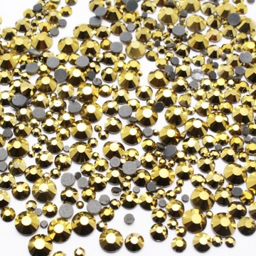 Cyrkonie typ swarvsk ss6 gold aurum 100 szt