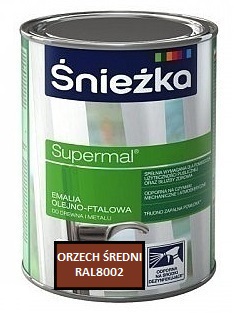 SUPERMAL EMALIA OLEJNO-FTALOWA ORZECH ŚREDNI 0,2L