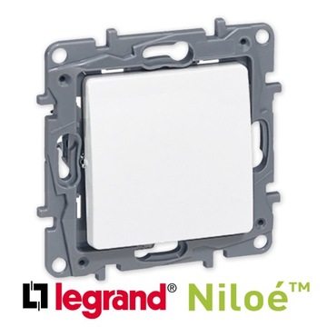 ОДИНАРНАЯ БЕЛАЯ КНОПКА LEGRAND NILOE 764507