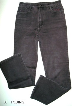 Spodnie JEANS f-my I. QUING r. 36/38/ Dług.107 cm