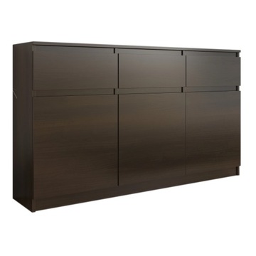 KOMODA 98CM SZAFKA 3 SZUFLADY WENGE PRODUCENT PL