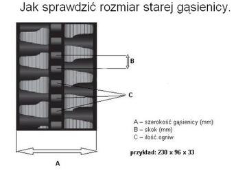 РЕЗИНОВАЯ ГУСЕНИКА 230х72х41 АТЛАС ЯНМАР