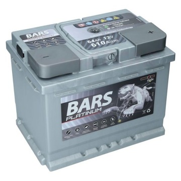 Akumulator BARS PLATINUM 12V 64Ah 610A (EN)