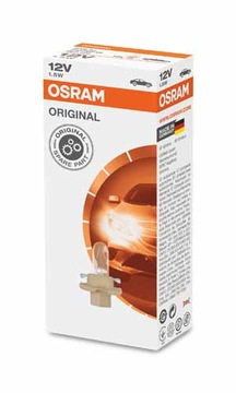 ЛАМПОЧКА 12В 1,5ВТ С ДЕРЖАТЕЛЕМ OSRAM, БЕЖЕВАЯ