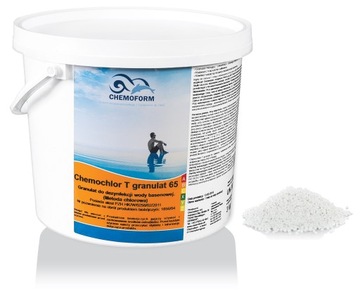 CHEMO CHLOR SZOK T65 Granulat Chemia Basenowa Basen Jacuzzi Chemoform 3kg