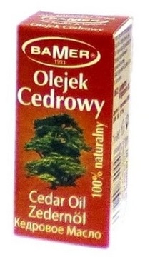 CEDROWY 100% NATURALNY OLEJEK ETERYCZNY BAMER 7