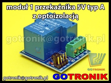 Релейный модуль 5 В типа A 1 с оптоизоляцией |095