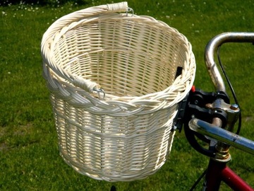 Корзина для велосипеда CLICK front BIKE BASKET, БЕЛАЯ