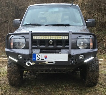 Стальной передний бампер Suzuki Jimny RTECH